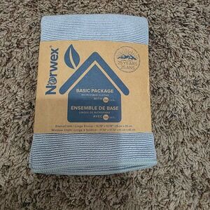 Norwex Basic Package 2 Set Graphite EnviroCloth Purple Window Cloth BacLock NEW